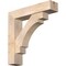 Ekena Millwork Merced Block Smooth Bracket w/ Offset Brace, Douglas Fir, 7 1/2"W x 34"D x 34"H BKT0806X34X34MRC05SDF - alternate 1